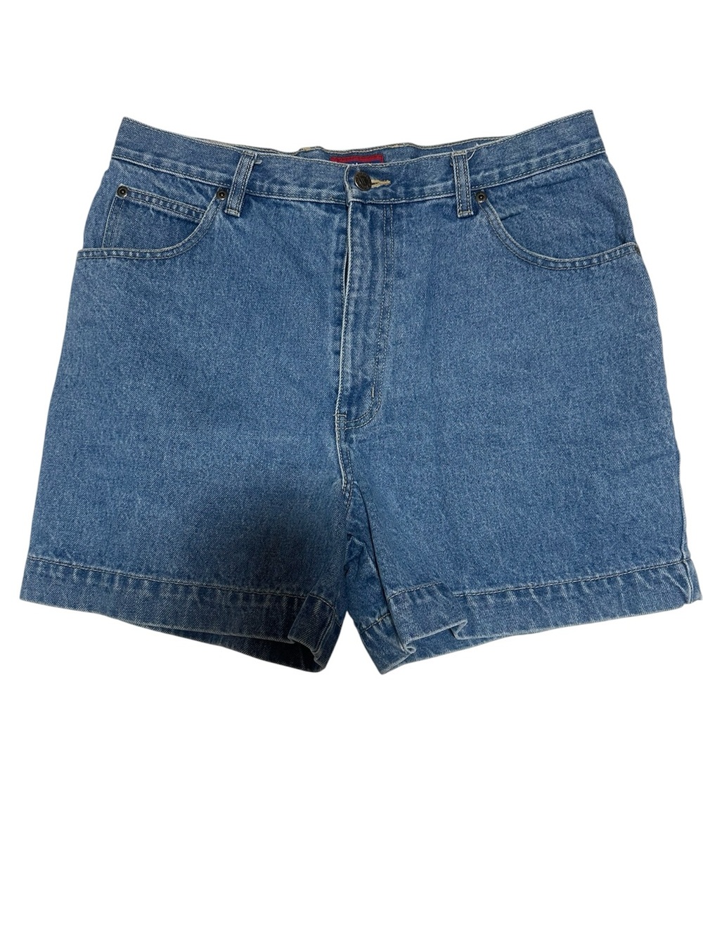 Westport Denim Shorts in Light Blue with Red Label